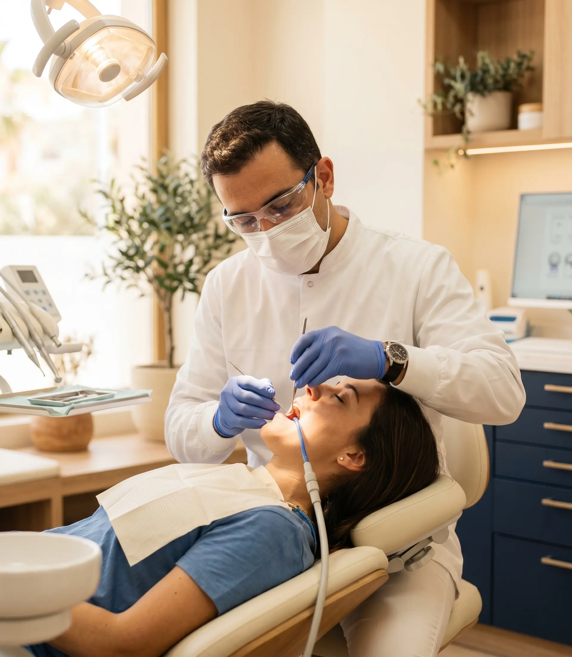 Proceso de colocación de implante dental en Velia Clínica Dental