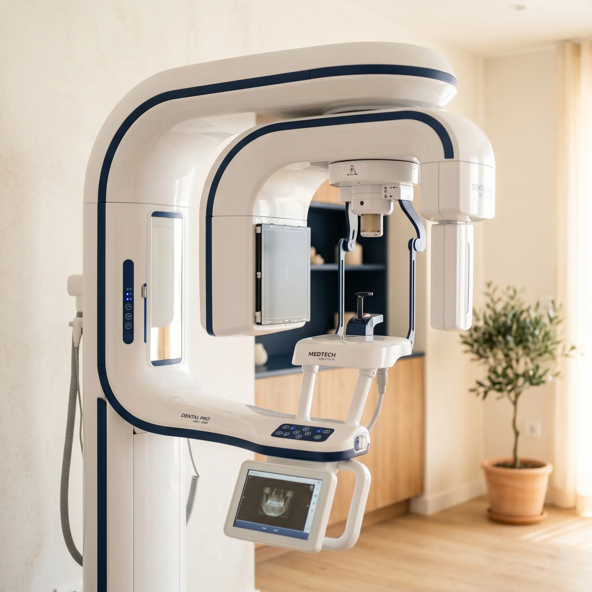 Equipo de radiografía CBCT 3D de Velia Clínica Dental para diagnóstico dental preciso